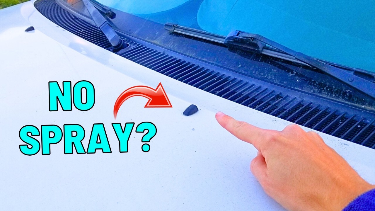 Windshield Wiper Fluid Not Spraying or Spraying Weak? EVERY Reason Why & How To Fix Each Problem