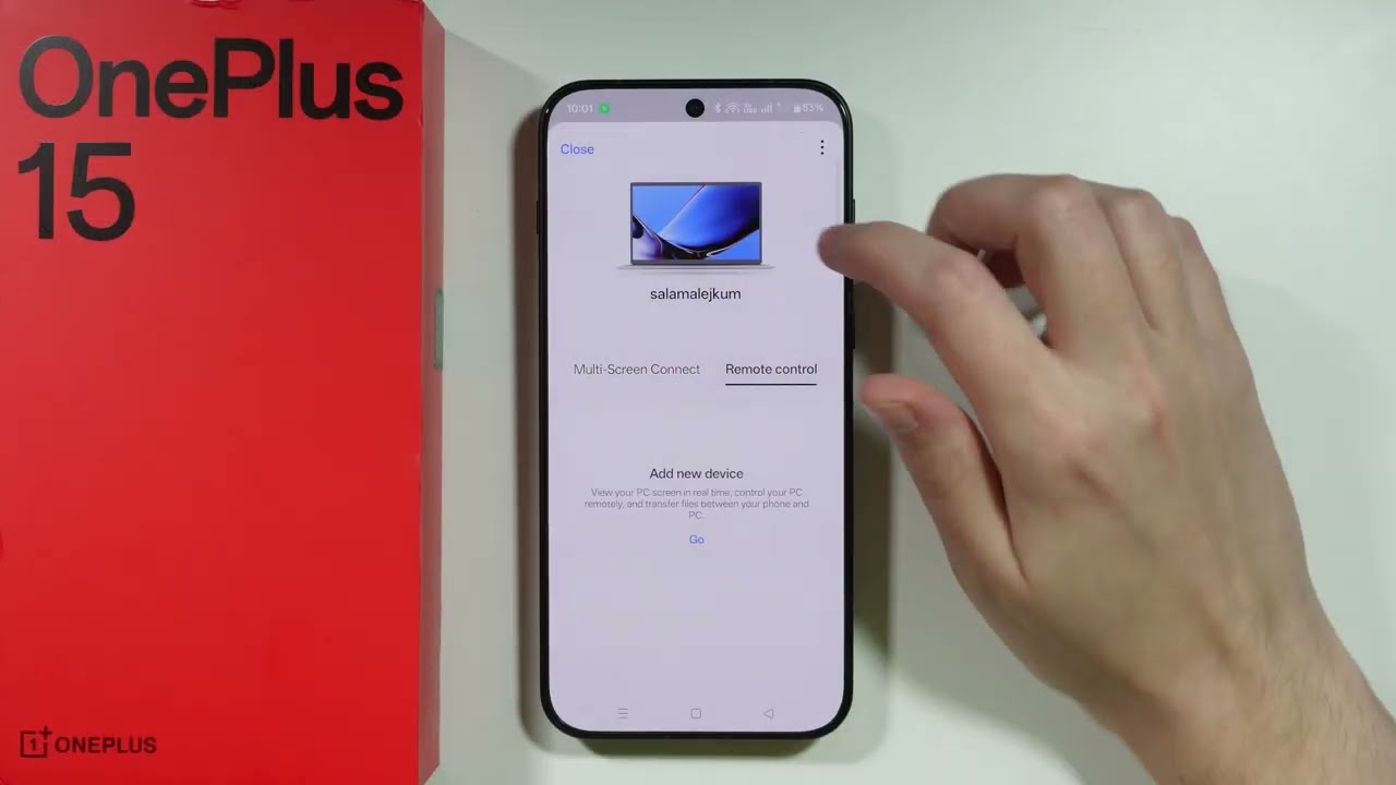 OnePlus 15: как подключиться к ПК с помощью O+ Connect (Windows и macOS)