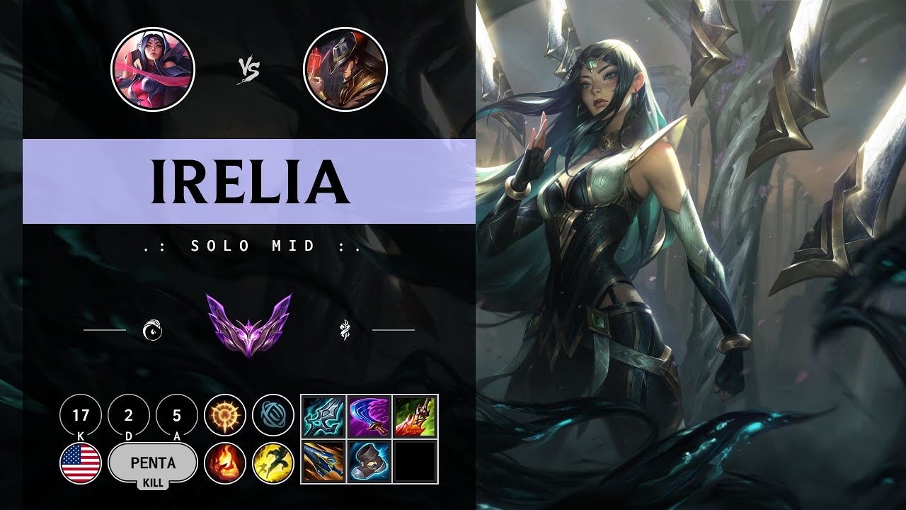 Irelia Mid vs Twisted Fate - NA Master Patch 14.10