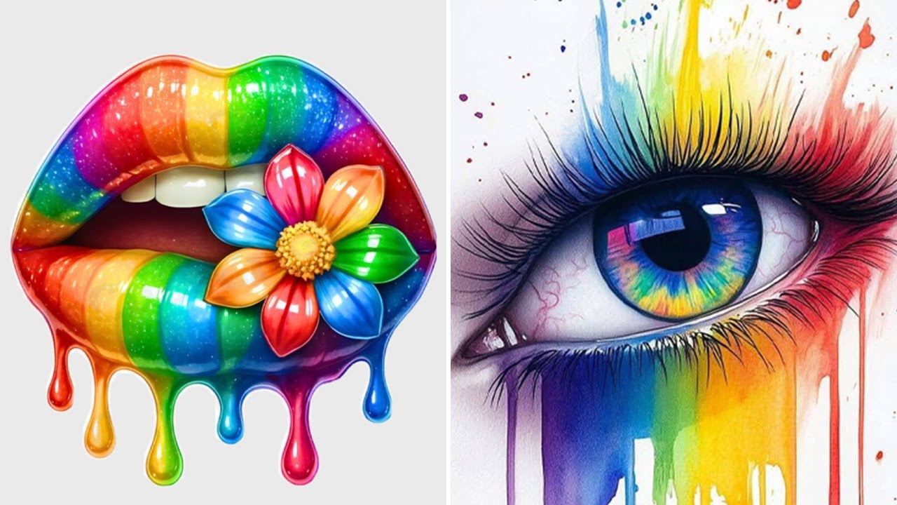 🔴[LIVE]🔴🌈Rainbow Makeup Art 2025 💄Creative Lip & Eye Transformations | Satisfying Makeup Artist