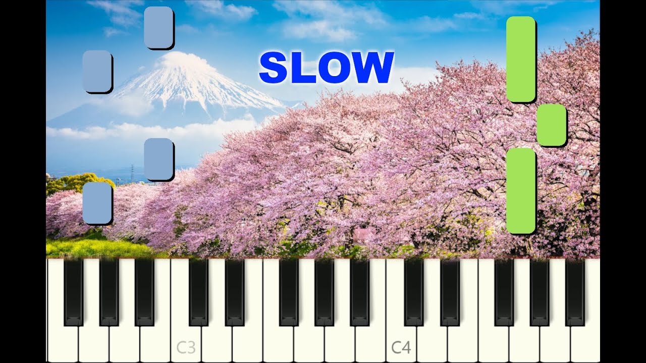 SLOW SUPER EASY piano tutorial 