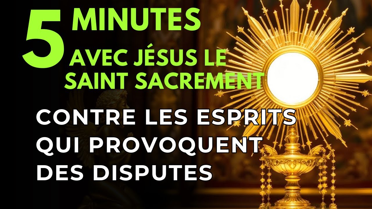 Cinq Minutes avec Jésus au Saint-Sacrement - Contre les Esprits qui Provoquent des Disputes