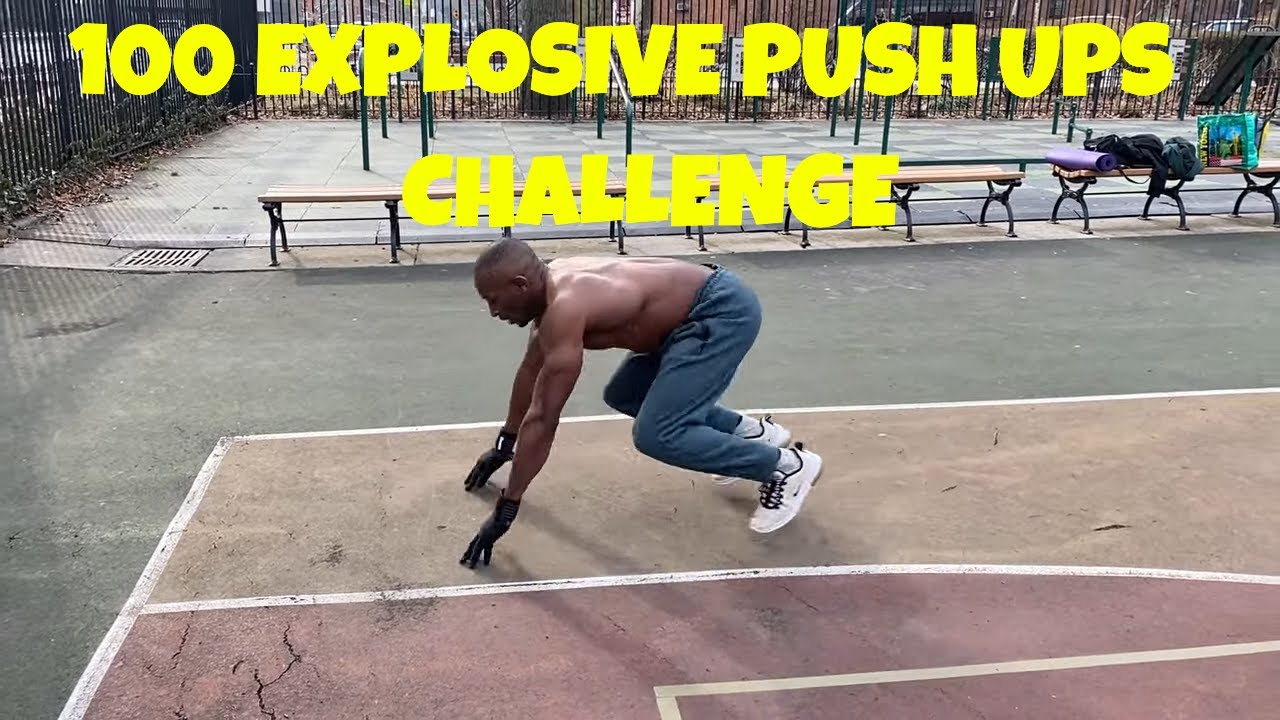100 Explosive Push Ups Challenge - Bruce Gunz | That's Good Money