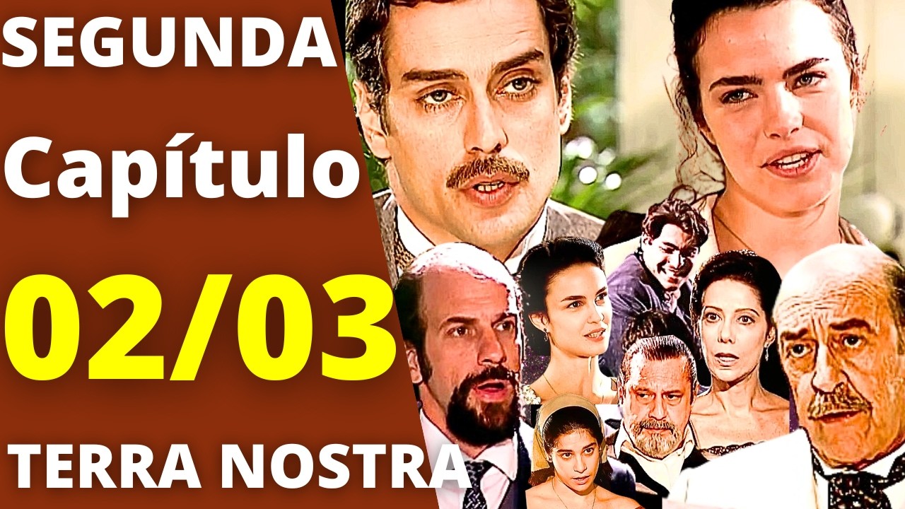 TERRA NOSTRA Capítulo de hoje SEGUNDA 02/03 JANUÁRIO REVELA QUEM COMETEU O CRIME!