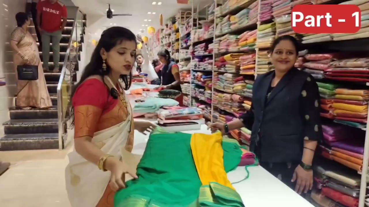 Saree Store Tour in Deepak Saree Panvel  Part - 1
