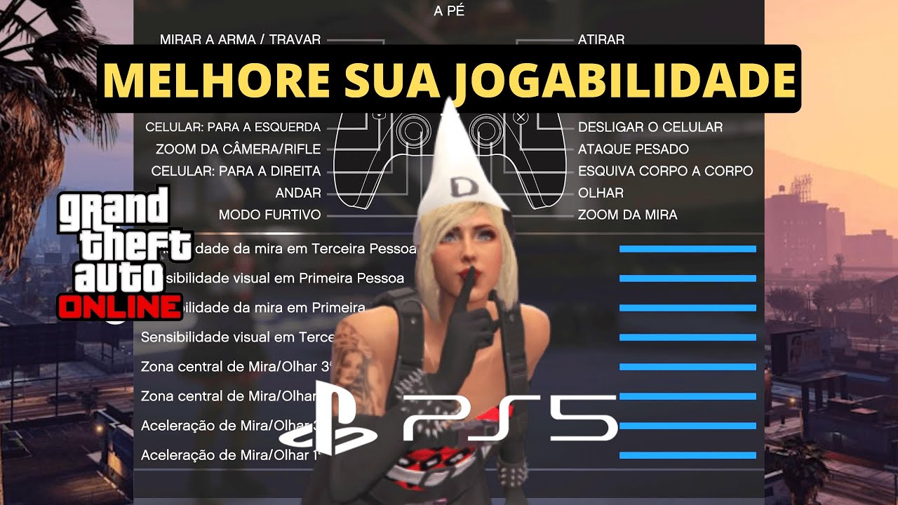 Não se ACOSTUME com a sua CONFIGURAÇÃO melhore sua JOGABILIDADE - GTA 5 ONLINE