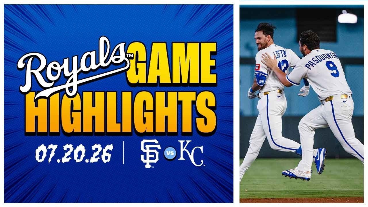 Walk-Off Squeeze! | Royals vs. Giants Highlights 7/20/26