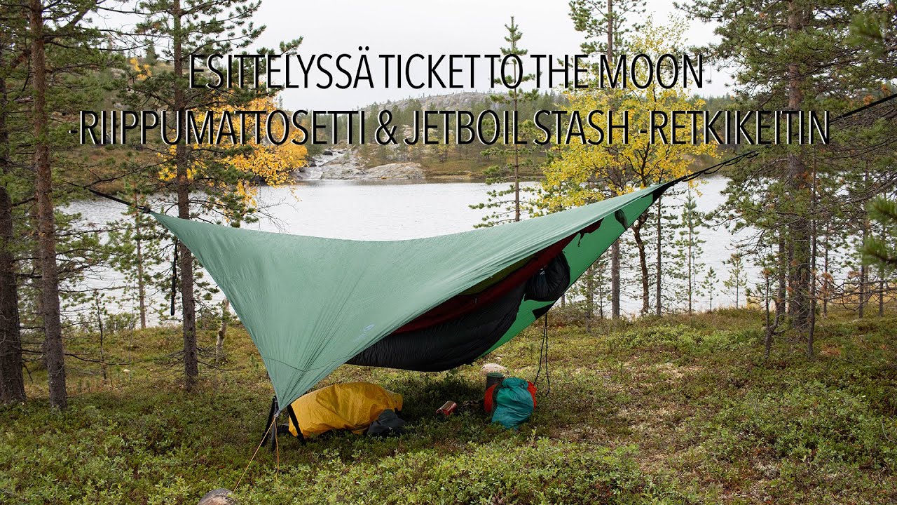 Esittelyssä Ticket to the Moon -riippumattosetti & Jetboil Stash -retkikeitin