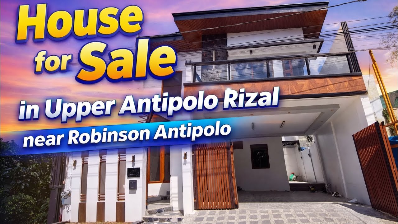 DHM#476 || 15.3M. House and lot for sale in Upper Antipolo Rizal. near Robinsons Antipolo. 