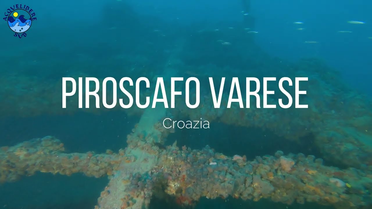 Il Piroscafo Varese - Immersione sul Relitto del Mercantile Italiano Varese in Croazia