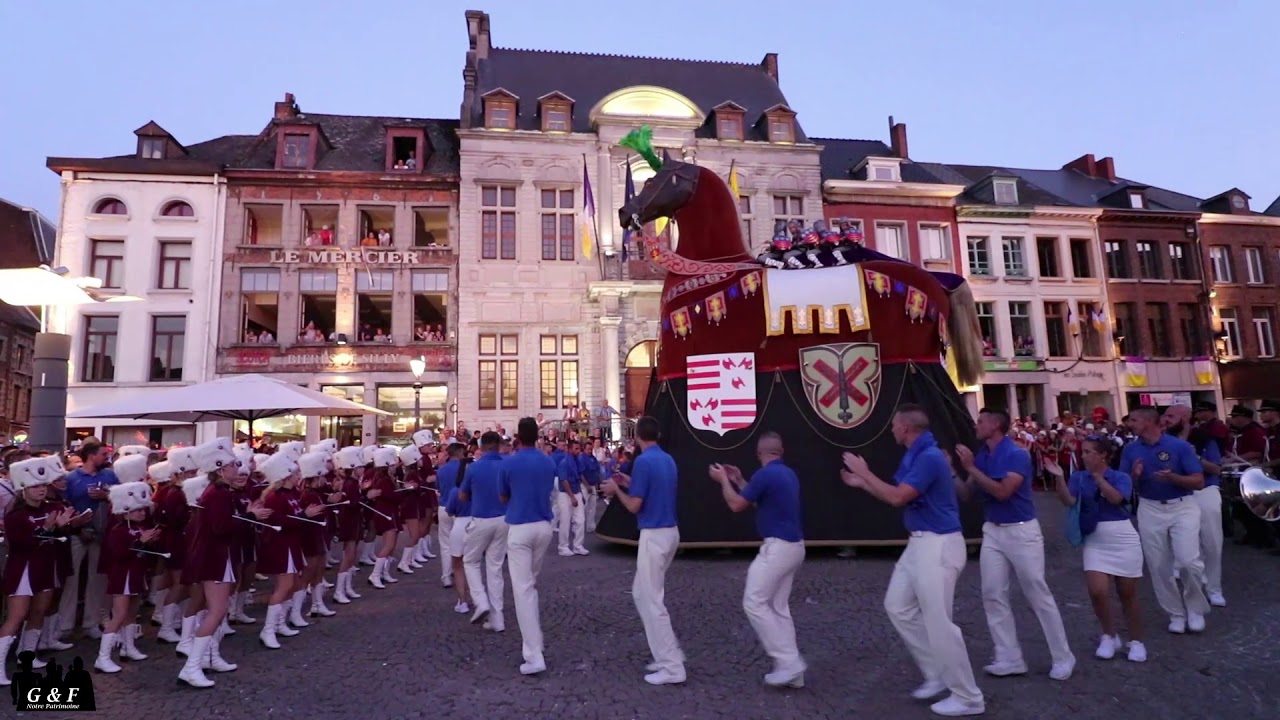 Ducasse d'Ath 2019 - Bayard, 'Babylon' - Fanfare de Huissignies