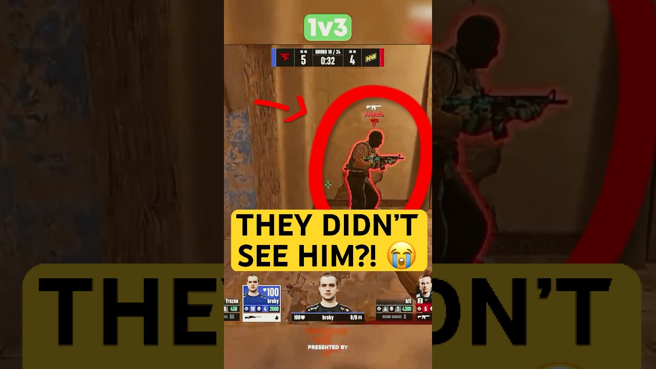 Broky IMPOSSIBLE CLUTCH vs NaVi! 🤯 #cs2