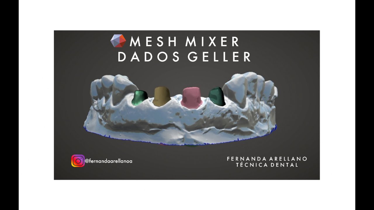 CURSO GRATIS, COMO CREAR DADOS GELLER DIGITALES EN MESHMIXER