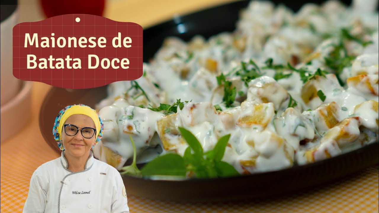 Maionese de Batata Doce! Vocês vão amar.