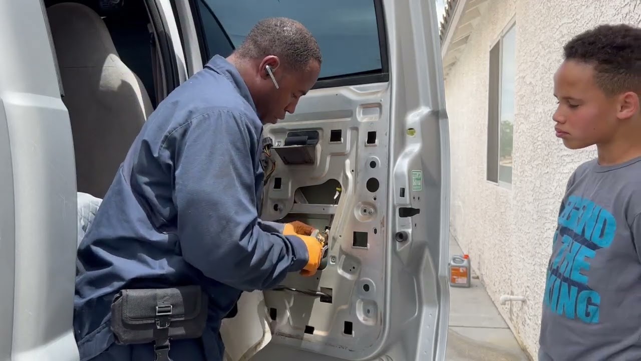 replacing rear door actuator 2001 Ford F-250