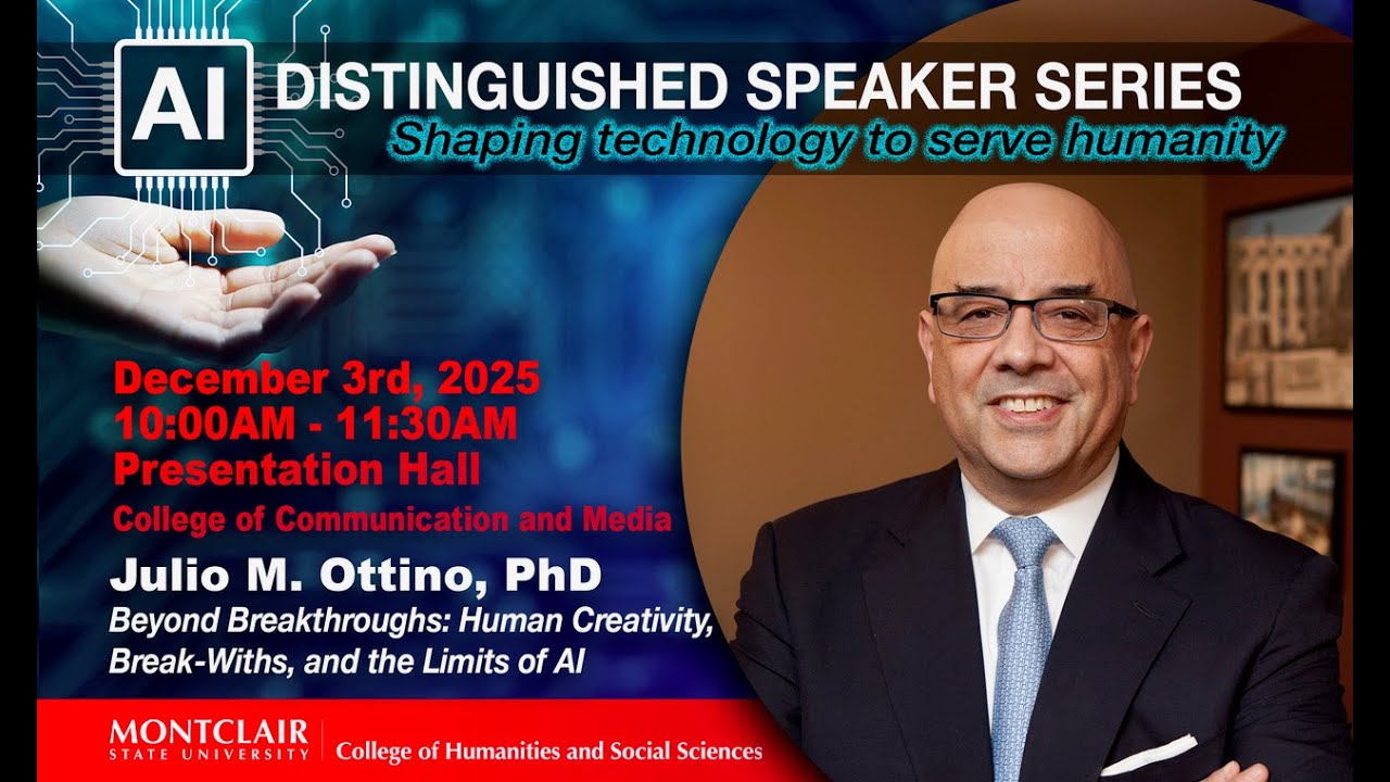 AI Distinguished Speaker Series: Beyond Breakthroughs- Human Creativity, Break-Withs, & Limits of AI