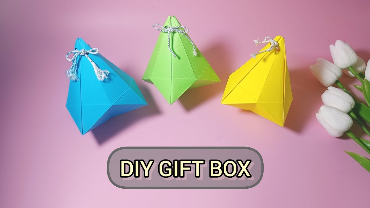 DIY Gift Box 🎁| How To Make Gift Box With Paper| Easy Paper Craft 