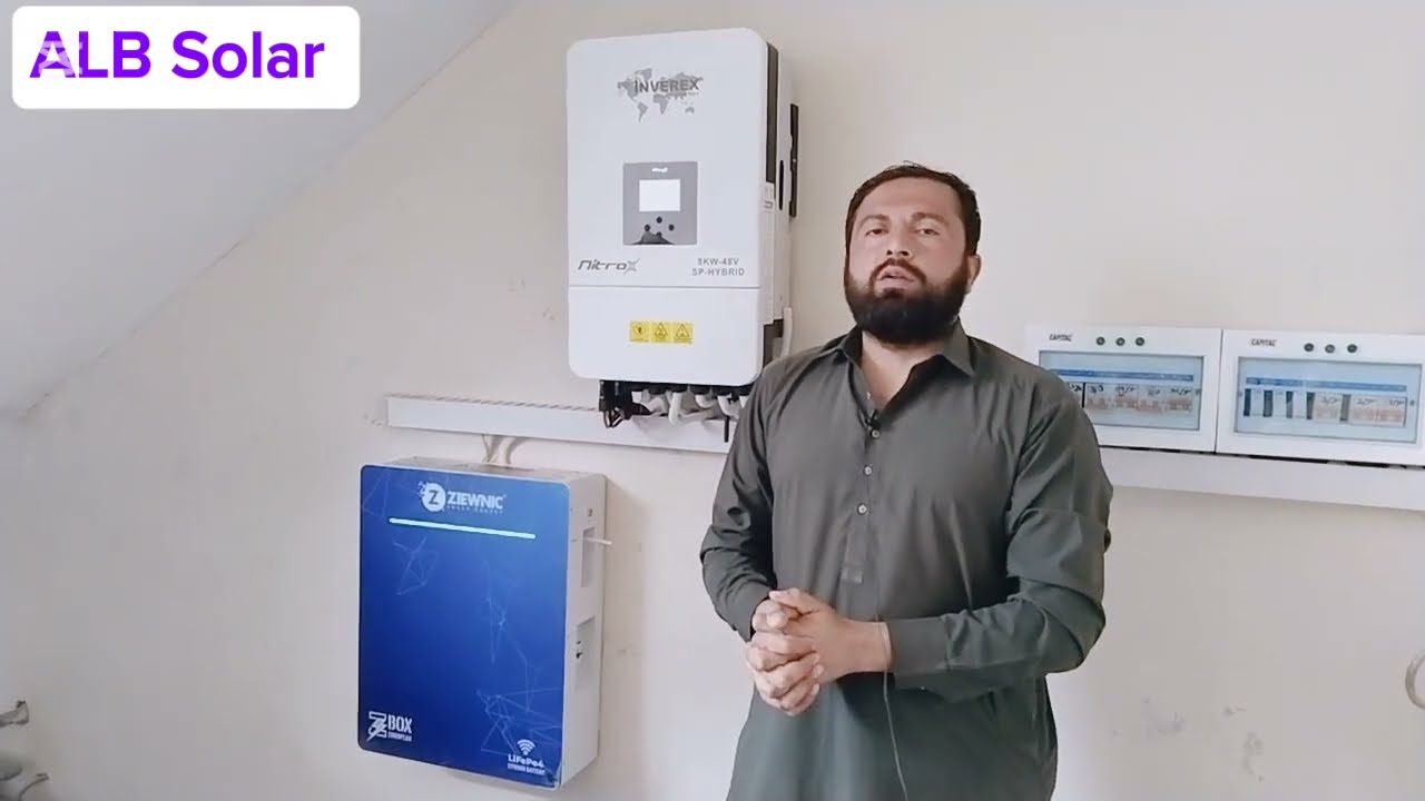 Inverex Nitrox 8kw with Lithium ziewnic Z Box BMS setting