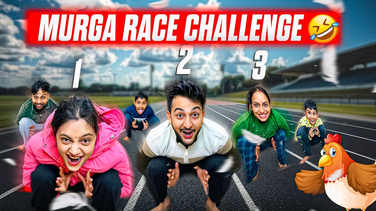 Funny Murga Race Challenge With Family🐔😂 | Vinay Thakur Vlogs