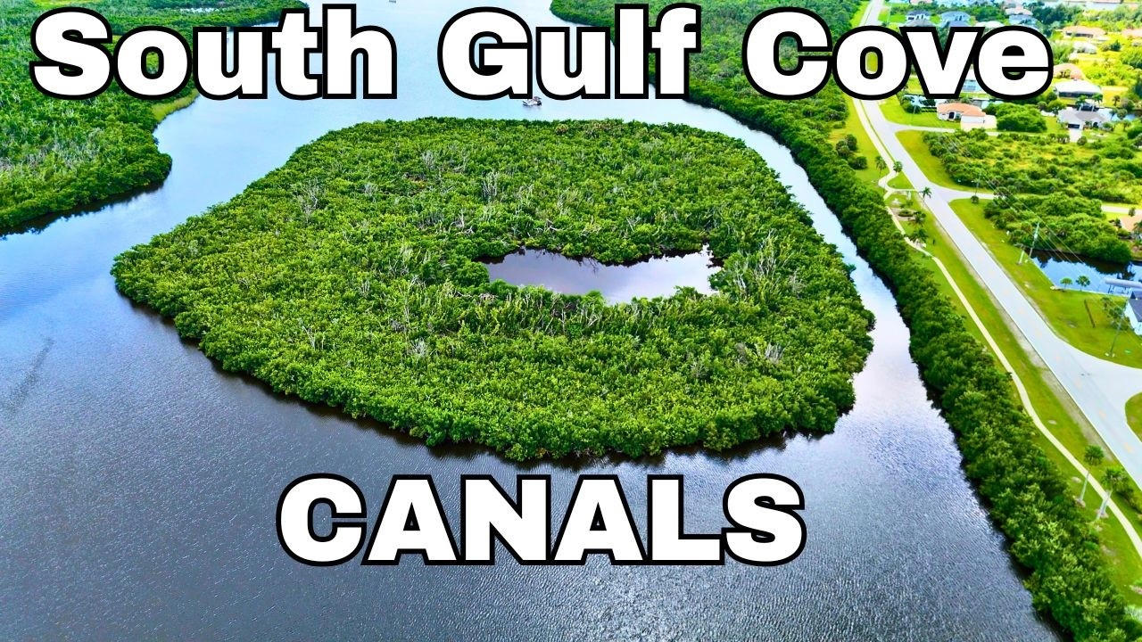Что можно поймать в каналах залива Саут-Галф? Ariel Drone View | Charlotte Harbor Fisherman