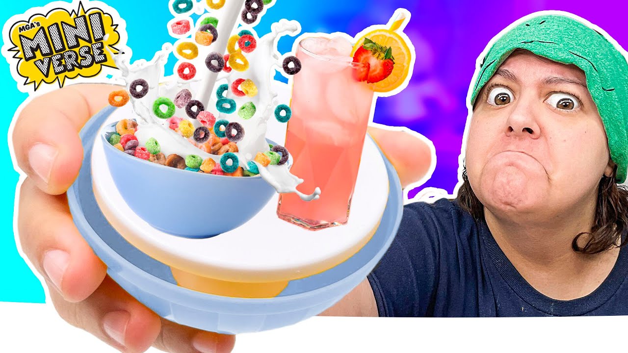 They Made NEW ONES?! Viral Miniature Craft Mystery Box! Mini Verse Make it Mini Food Cafe