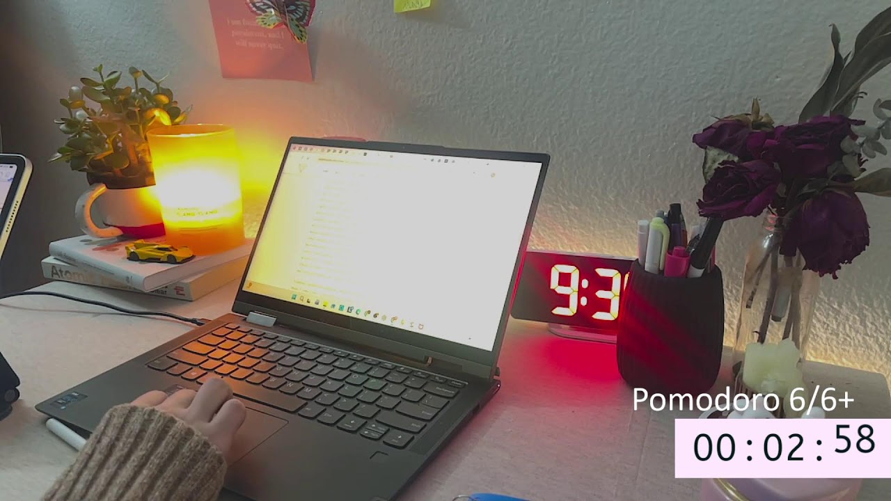 Cozy Study With Me LIVE 🌙 Beginner Pomodoro (30/5) • Soft Focus • Aesthetic Desk