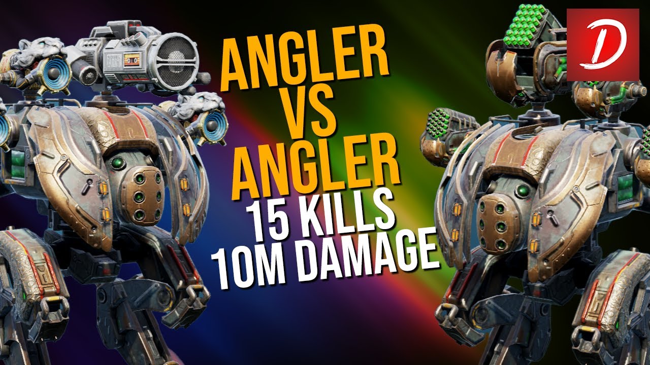 🔥 Angler vs Angler 15 Kills : Talon Claw : War Robots WR