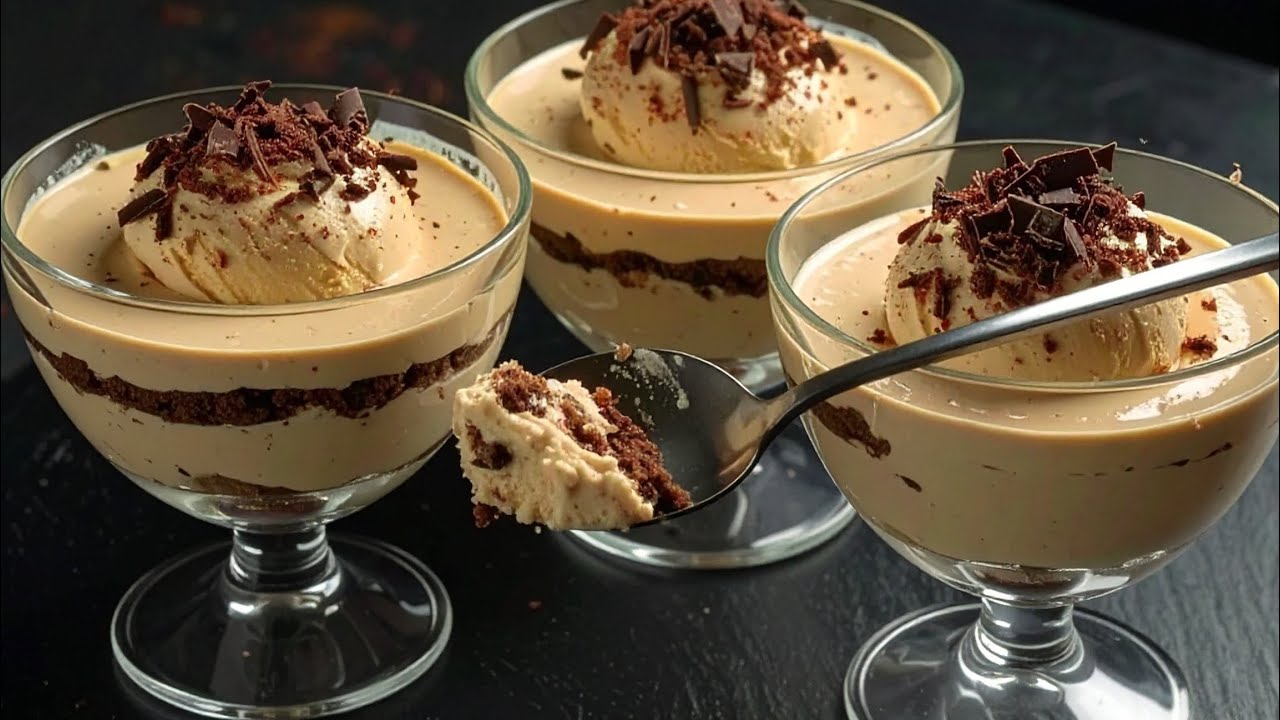 Kaffee-Dessert ohne Backen in 5 Minuten! Es ist so lecker, ich mache es jeden Tag