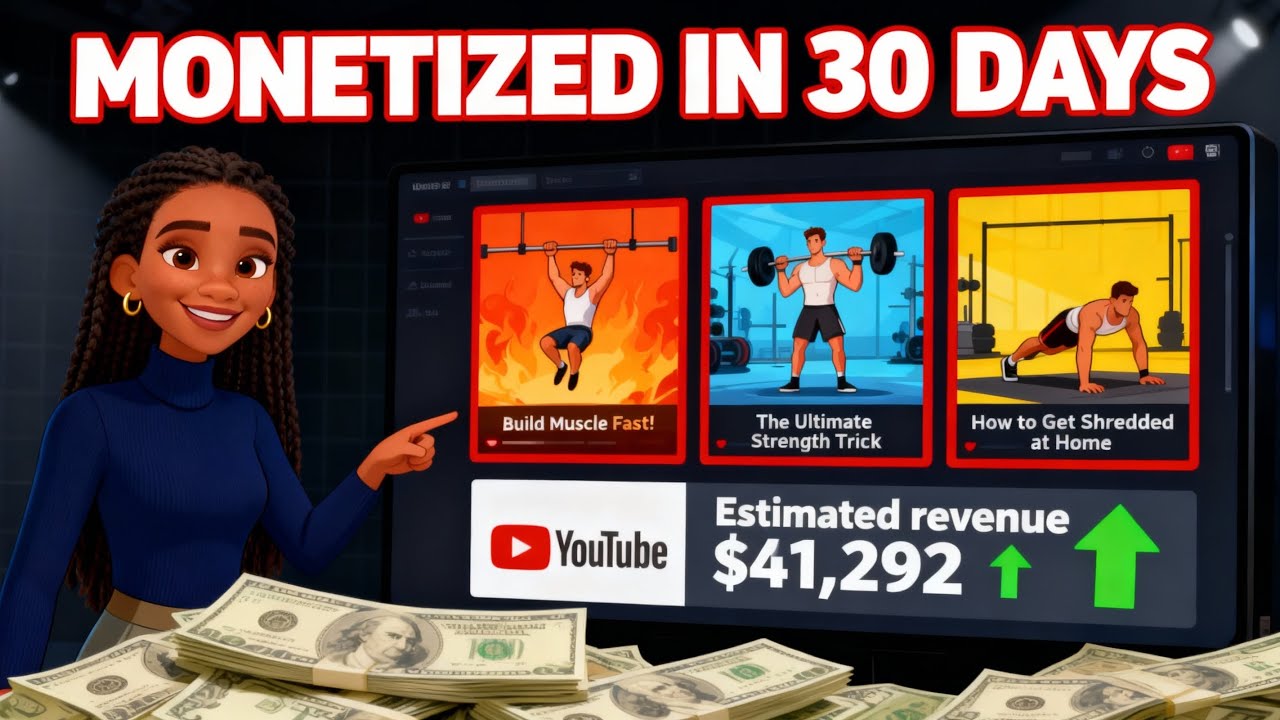 Я клонировал этот ВИРУСНЫЙ безликий фитнес-канал с помощью ИИ — безумный результат!