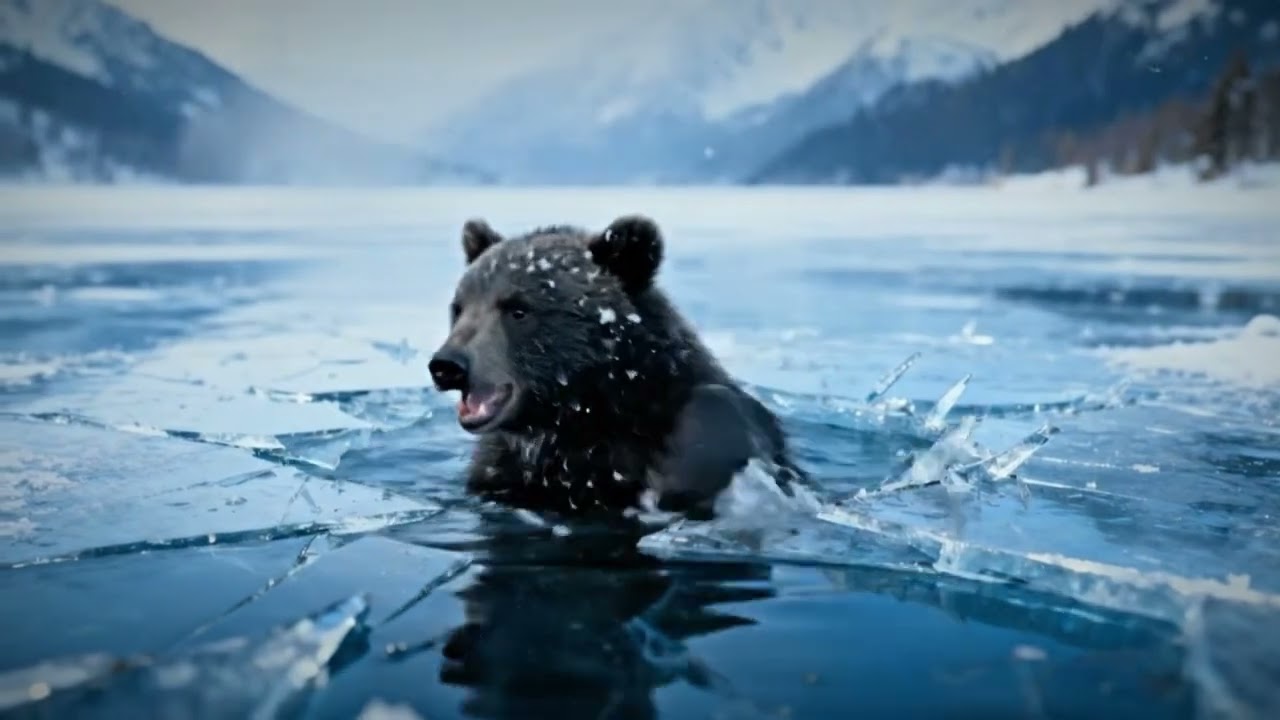 Snowy Forest Hike Turns Into Heart-Stopping Bear Rescue 🐻