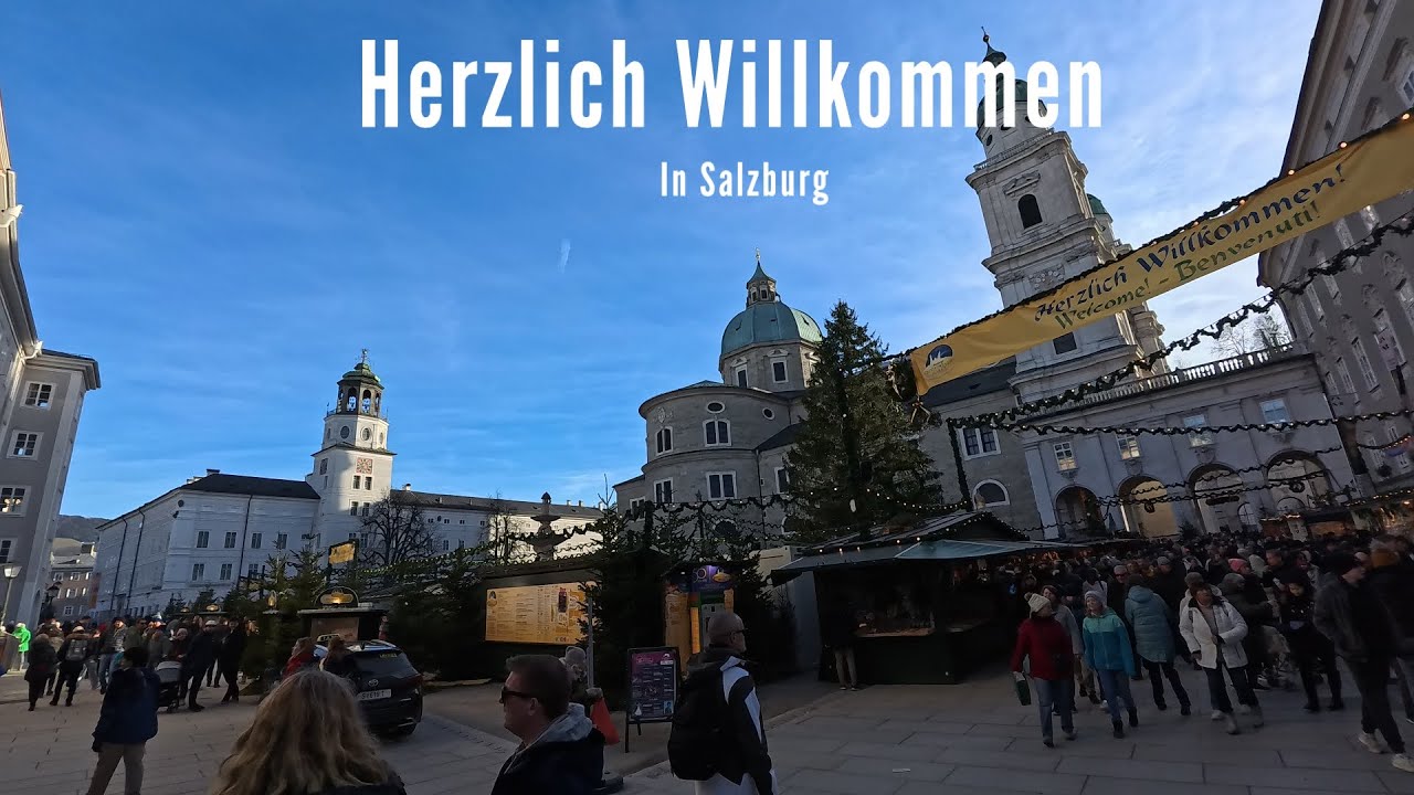 Entdecke Salzburg: Ein Magischer Spaziergang durch die Barockstadt | 4K Walkthrough 🏞️🧗‍♀️🚵‍♀️🖼️