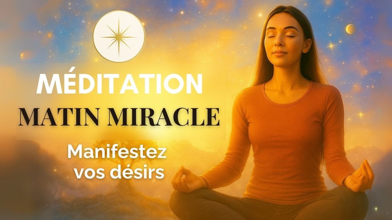 Méditation du Matin Miracle 🌞 Attirez l’Abondance et Réalisez vos Désirs 🌞 10 minutes
