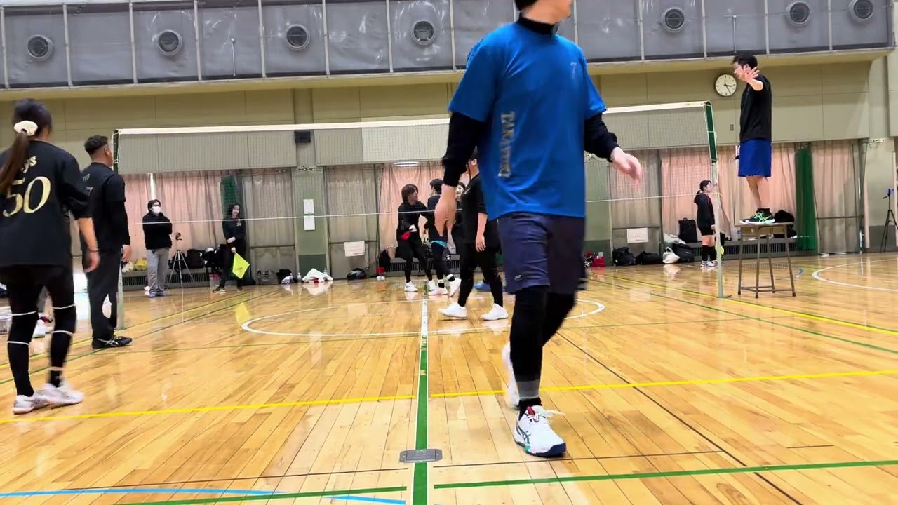 シャイニーズA対シャイニーズC 横浜市交流インディアカ混合大会　2026.3.15
