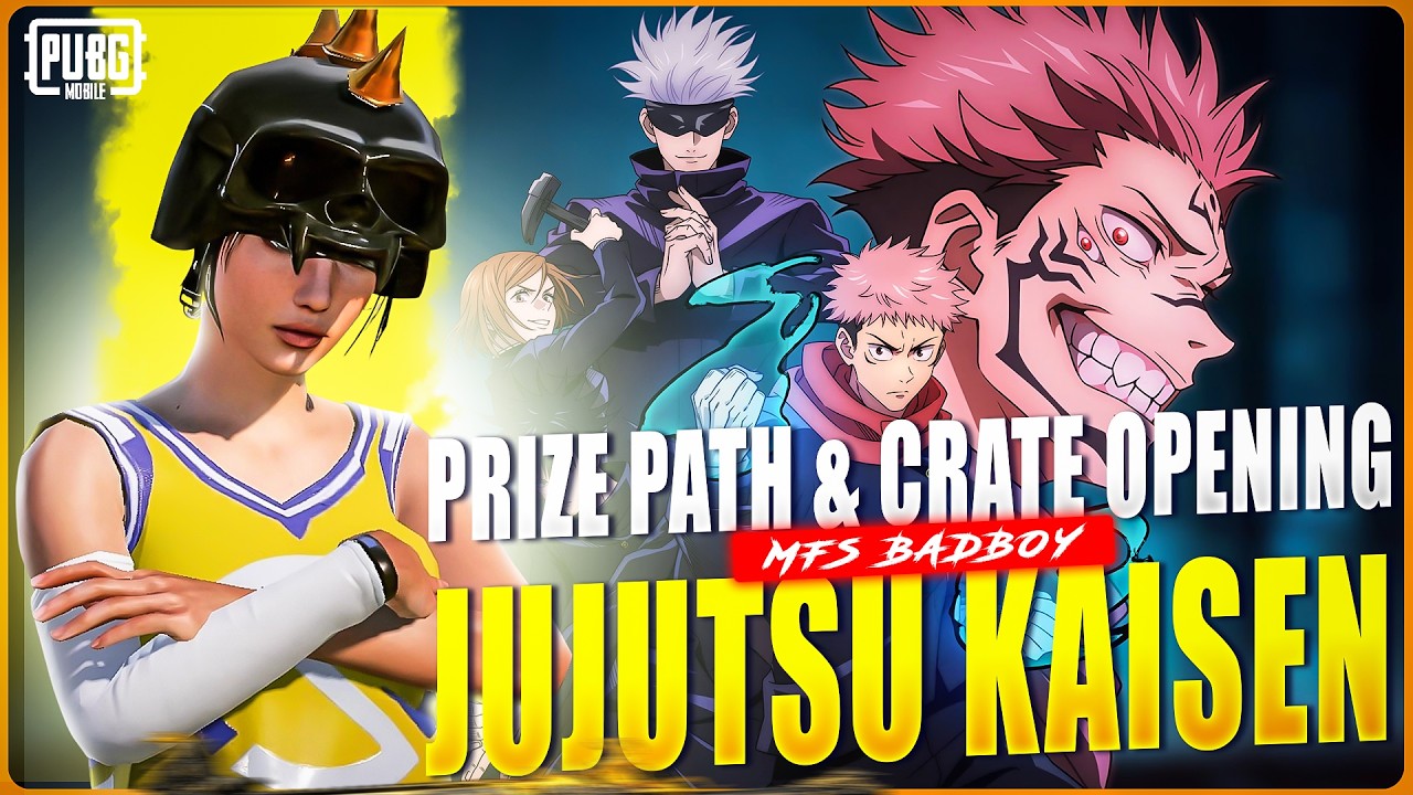 Jujutsu Kaisen Prize Path + Lucky Spin Opening 🔥 PUBG Mobile