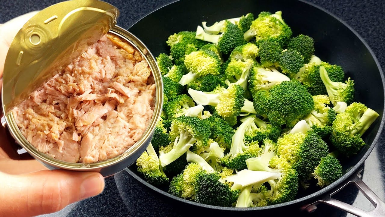 У вас дома есть консервированная брокколи и тунец? Вкусный, полезный рецепт дешевого ужина без духов