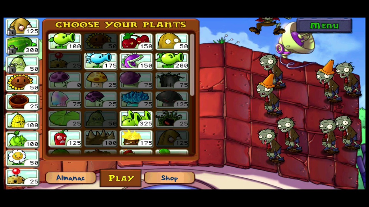 Best Plant Combos: plant VS zombies