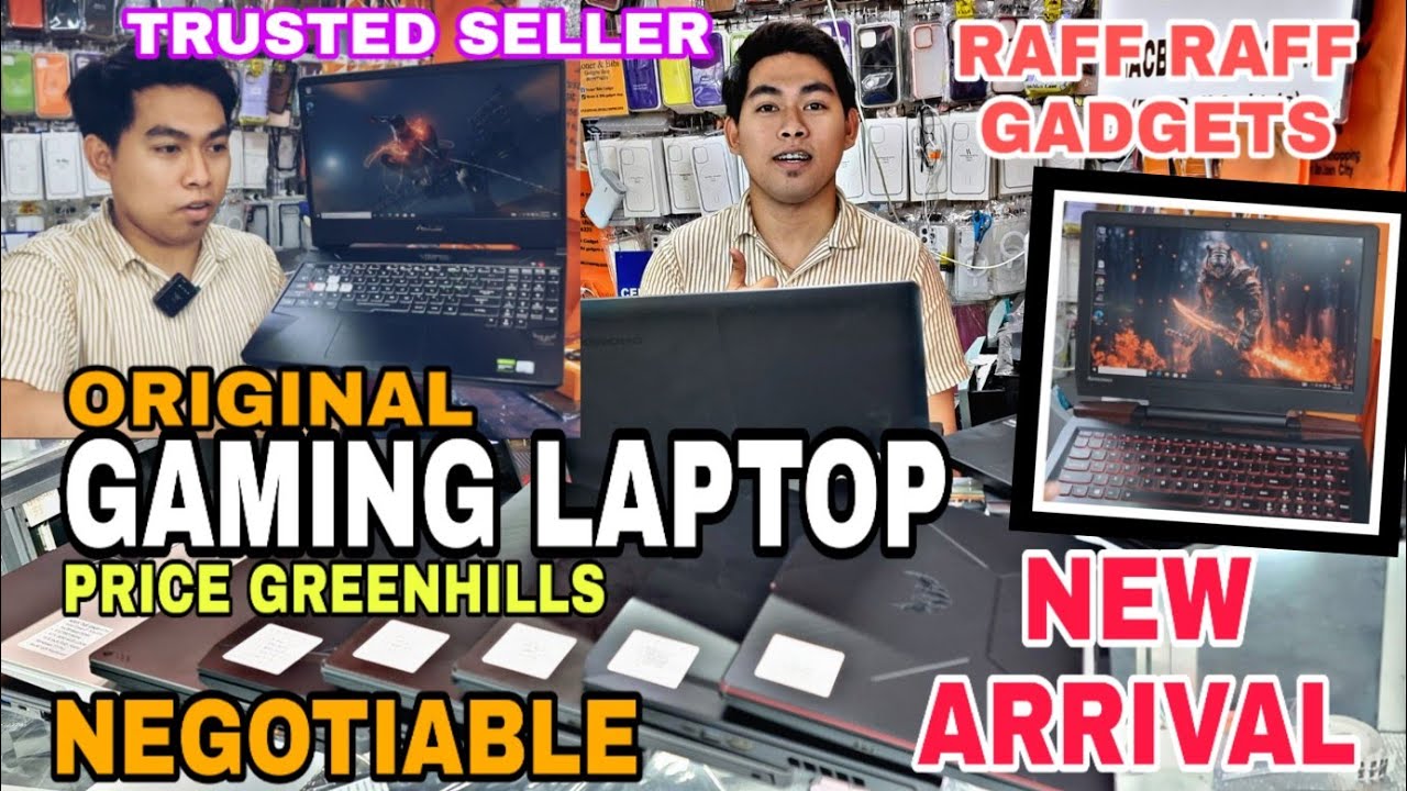 GREENHILLS GAMING LAPTOP new ARRIVAL ang GAGANDA ng SPECS,NEGOTIABLE,LEGIT SELLER Raff Raff Gadgets