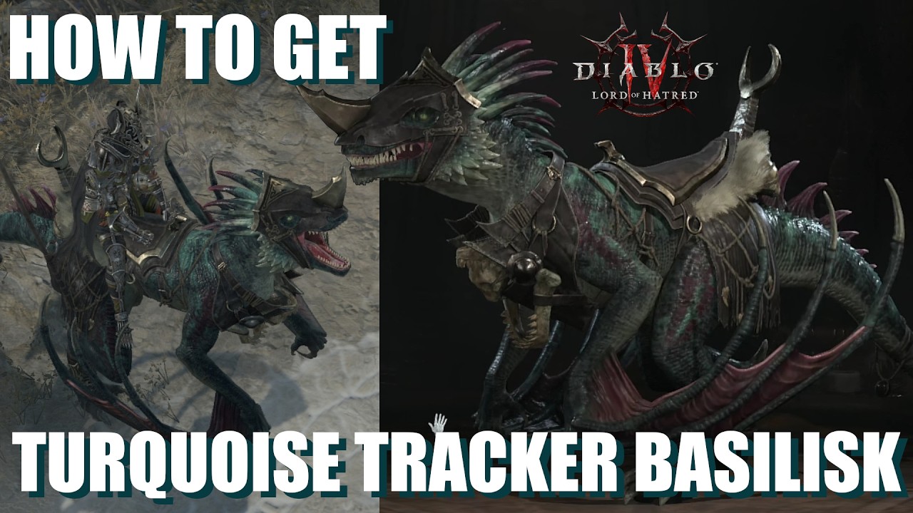 Turquoise Tracker Basilisk Mount - ALL HIDDEN QUESTS IN SCOVOS (Diablo 4 Lord of Hatred)