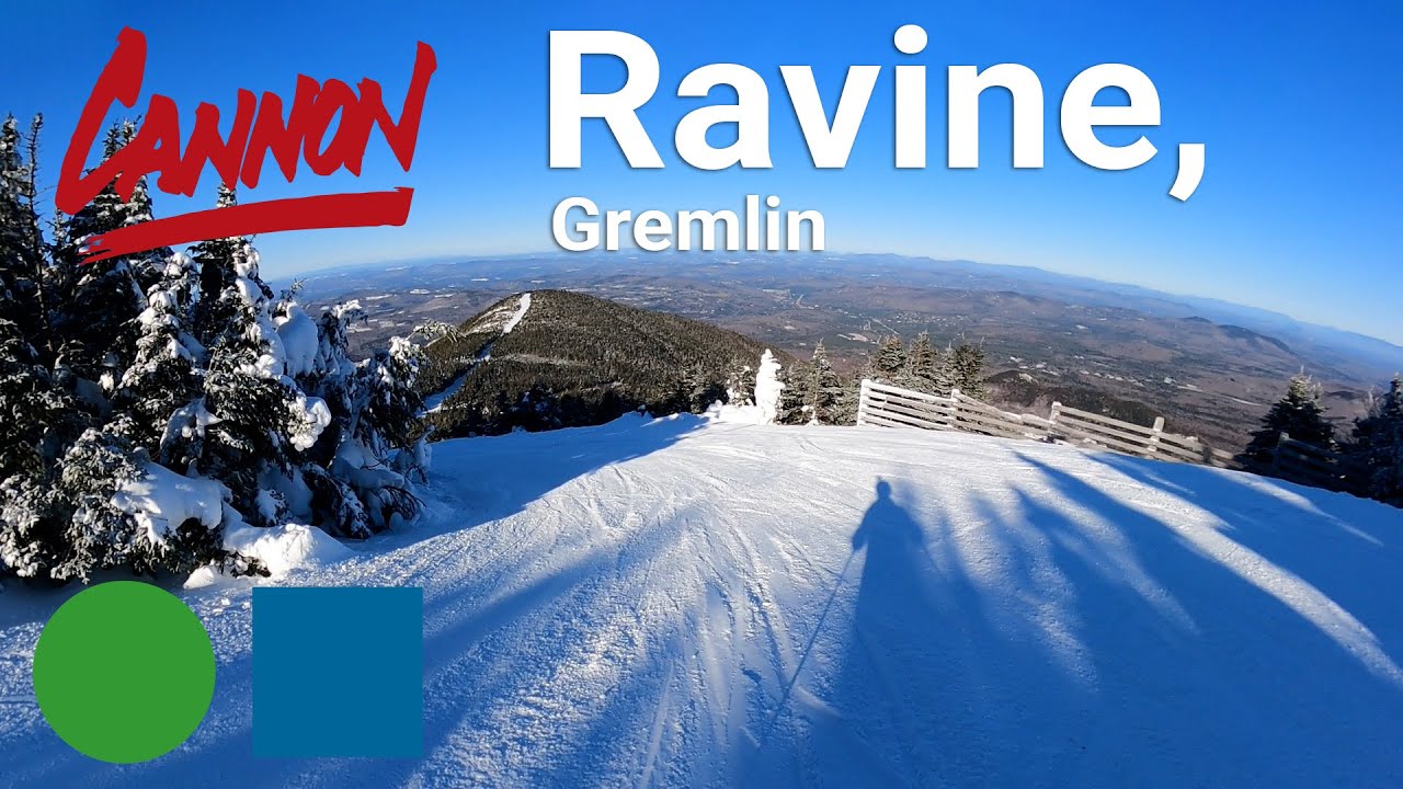 Cannon Mountain - Ravine to Gremlin (Top to Bottom Run)