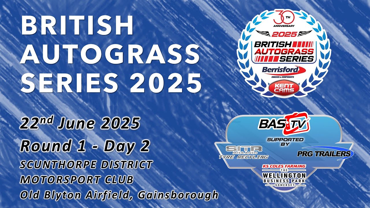 British Autograss Series 2025 - Round 1 Day 2 - SCUNTHORPE
