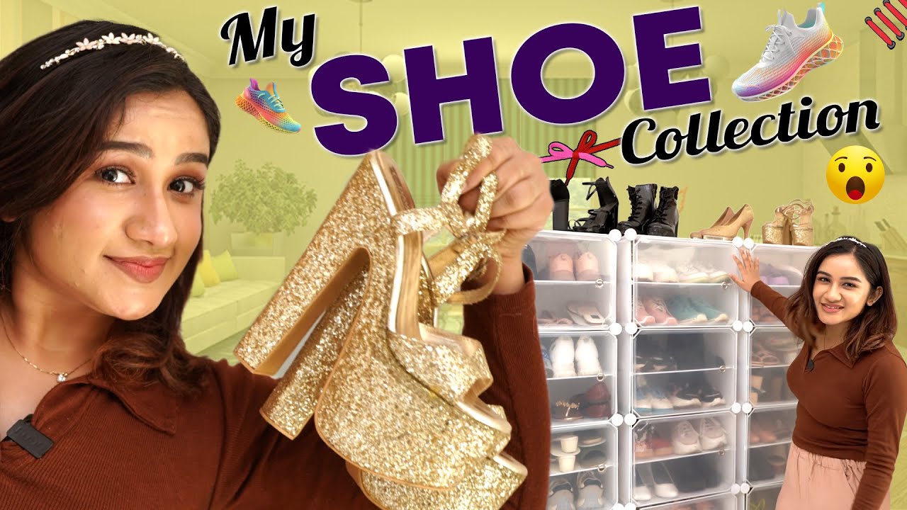 My Shoe Collection 👠👟👠 | Shoe Rack Vlog 😍 |  Raveena Daha