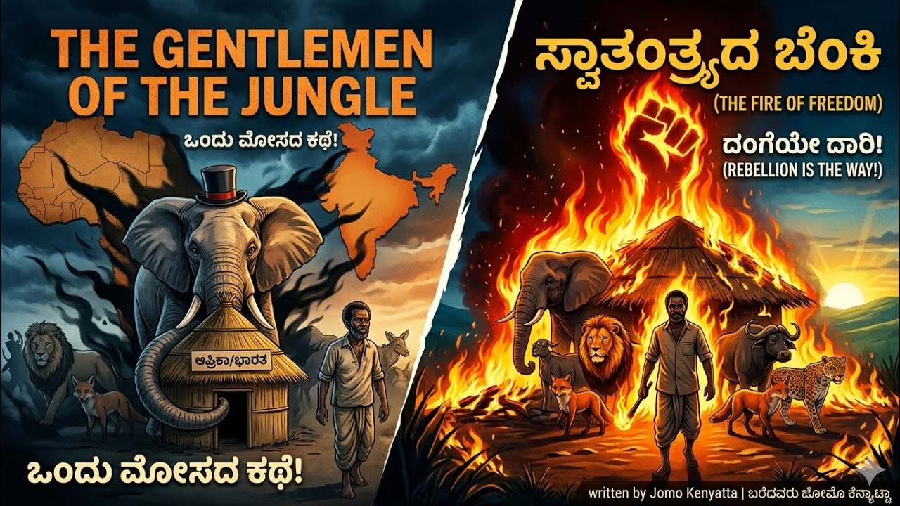 The Gentlemen of the Jungle: ಕಾಡಿನ ಸಂಭಾವಿತರ ಅಸಲಿ ಮುಖ! | Jomo Kenyatta’s Famous Story in Kannada