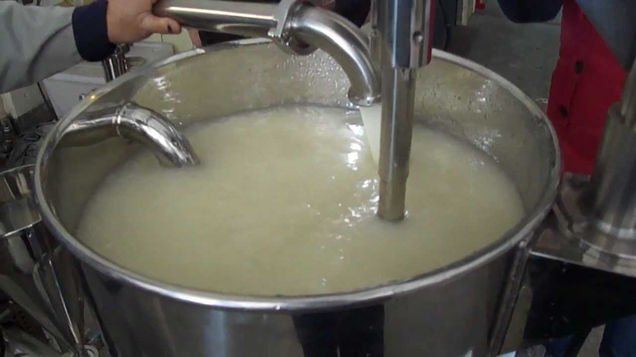 HS-CM100 production process(1Kg Xanthan gum is dispersed into 50L Water.)