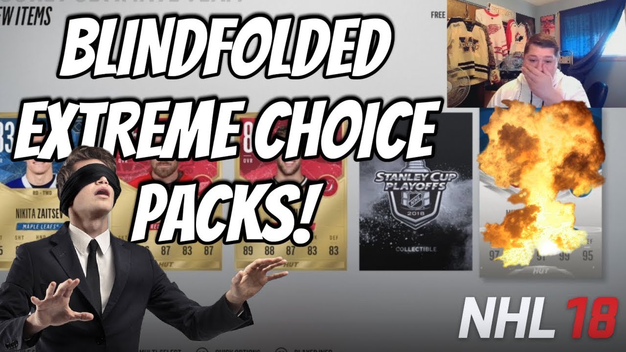 HUGE EVO PULL! - BLINDFOLDED Choice Packs - NHL 18