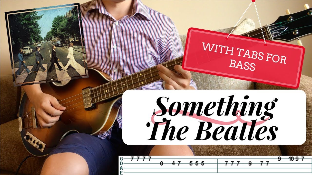 SOMETHING - The Beatles | BASS COVER WITH TABS | Höfner 500/1 CT |