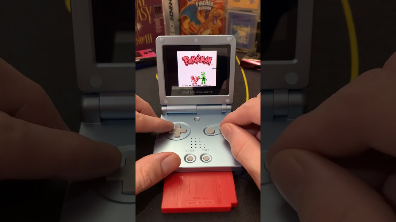 Pokemon red save from childhood 1998 still works! 2022 #gameboy #pokemon #pokemonred #oldsave