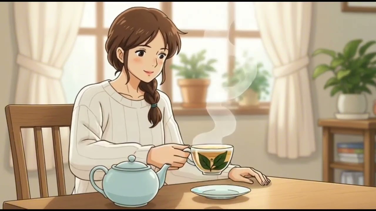 A Cozy Day in My Kitchen Cooking, Cleaning & Tea Time (Aesthetic Anime Style)