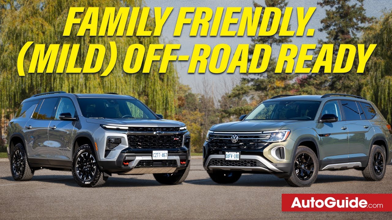 Chevrolet Traverse Z71 vs Volkswagen Atlas Peak Edition Comparison