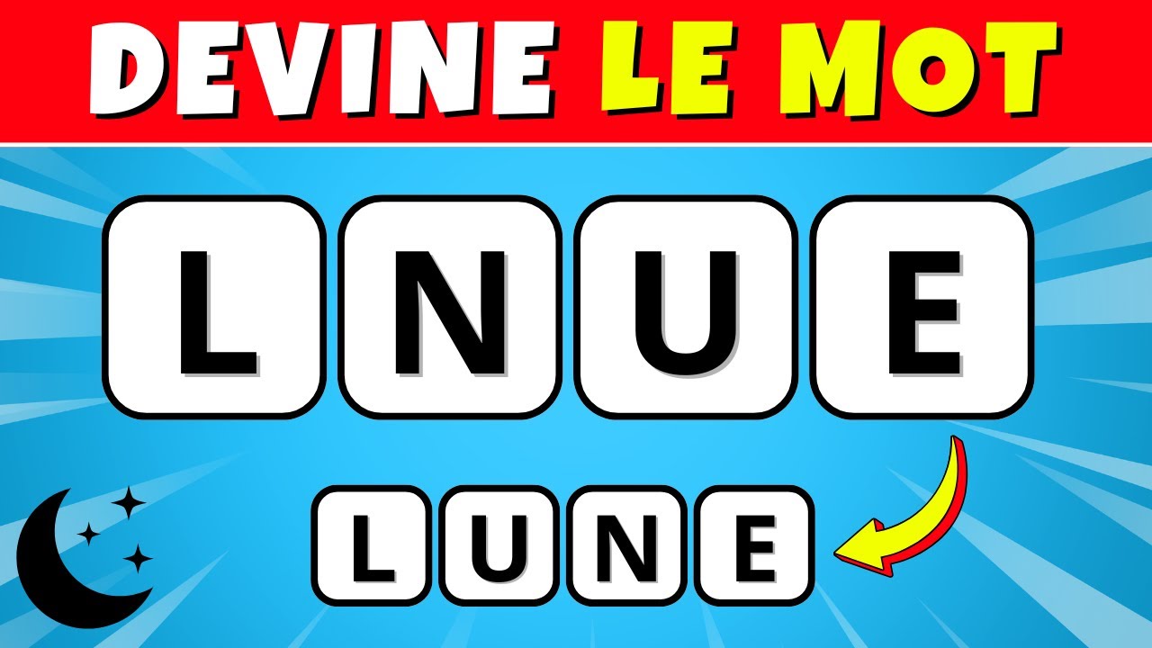 QUIZ de LETTRES MÉLANGÉES Pour Tester Ton CERVEAU 🧠🤯 ( Débutant à Expert ) 🔥 #DéfiCerveau