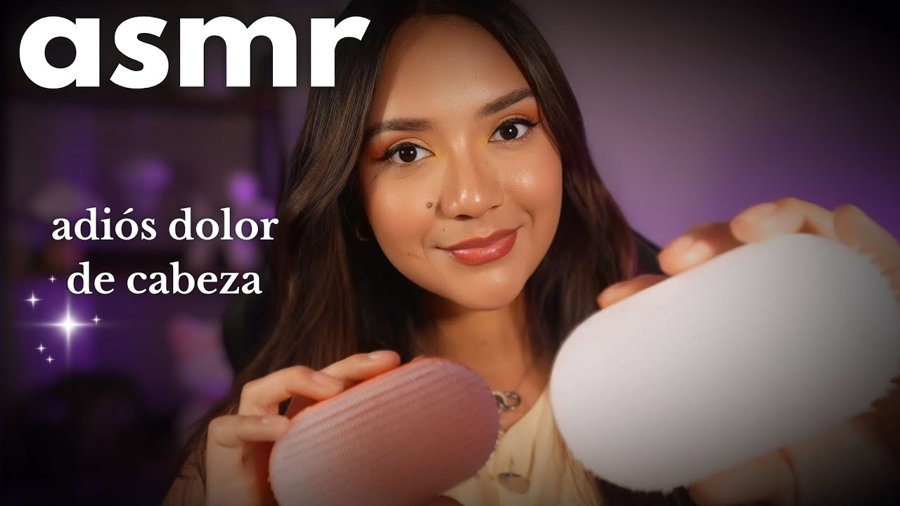 ASMR TE QUITO EL DOLOR DE CABEZA + AROMATERAPIA (DUERME AHORA)
